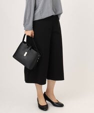 OLLLA20099 eur3(エウルキューブ) 【WEB先行販売】【大きいサイズ】キュロットパンツ ブラック(94)