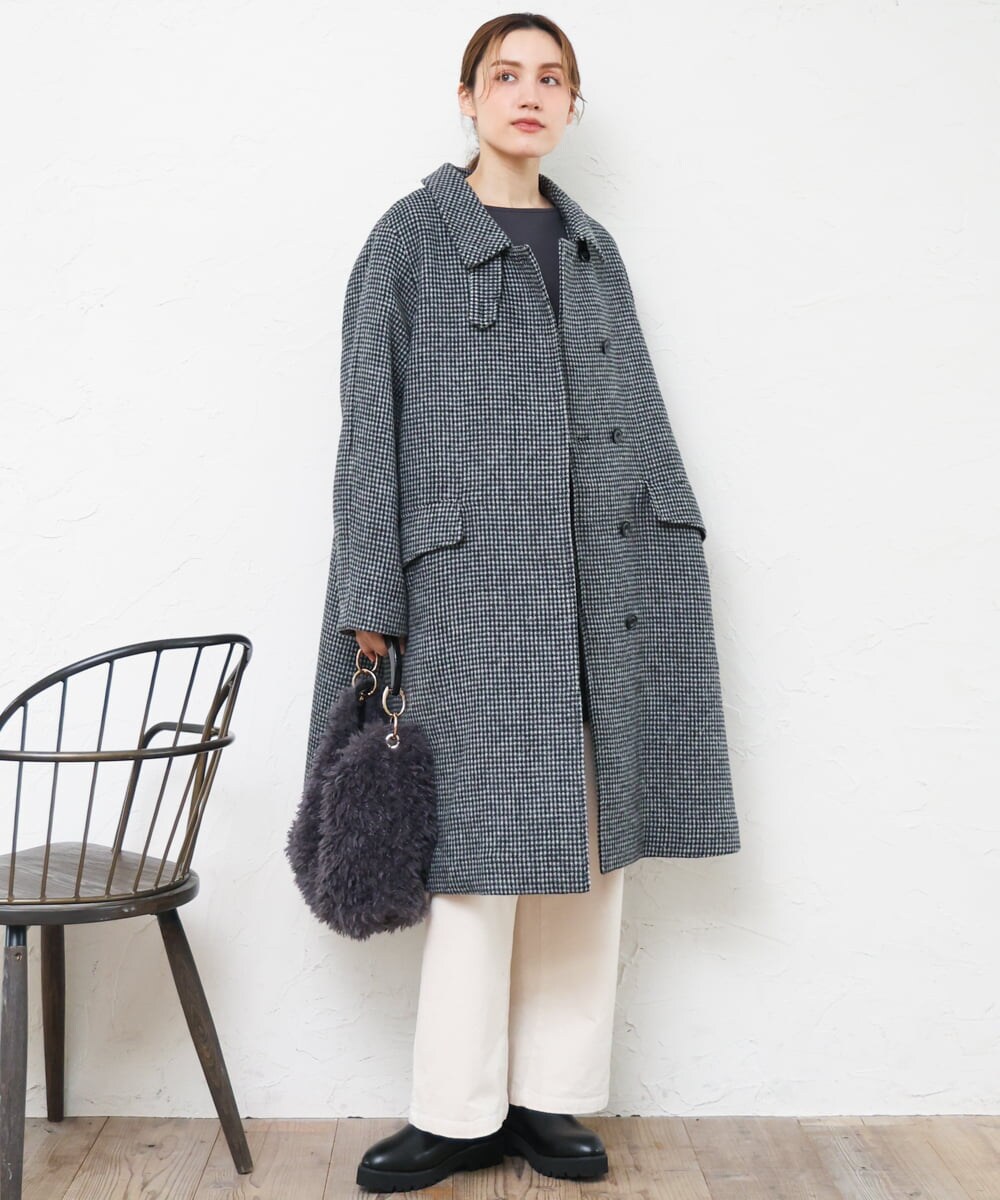OLLLD02109 eur3(エウルキューブ) 【大きいサイズ】コーデュロイワイドストレートパンツ アイボリー