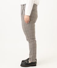 OLLLD10089 eur3(エウルキューブ) 【シリーズ累計販売2万枚！/大きいサイズ】さらさらストレッチ裏起毛テーパードパンツ ダークブラウン