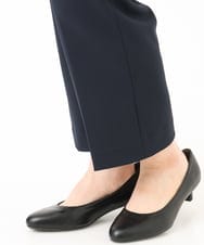 OLLLD16139 eur3(エウルキューブ) 【WEB先行販売】【大きいサイズ/11号サイズあり/洗える/セットアップ対応】カットジョーゼットセンタープレスパンツ ネイビー
