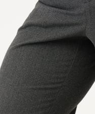 OLLLD17099 eur3(エウルキューブ) 【大きいサイズ/裏起毛】センタープレスストレートパンツ ダークグレー