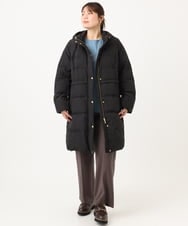 OLLLD19099 eur3(エウルキューブ) 【大きいサイズ/ 裏起毛】センタープレスチェック柄ストレートパンツ アイボリーブラック