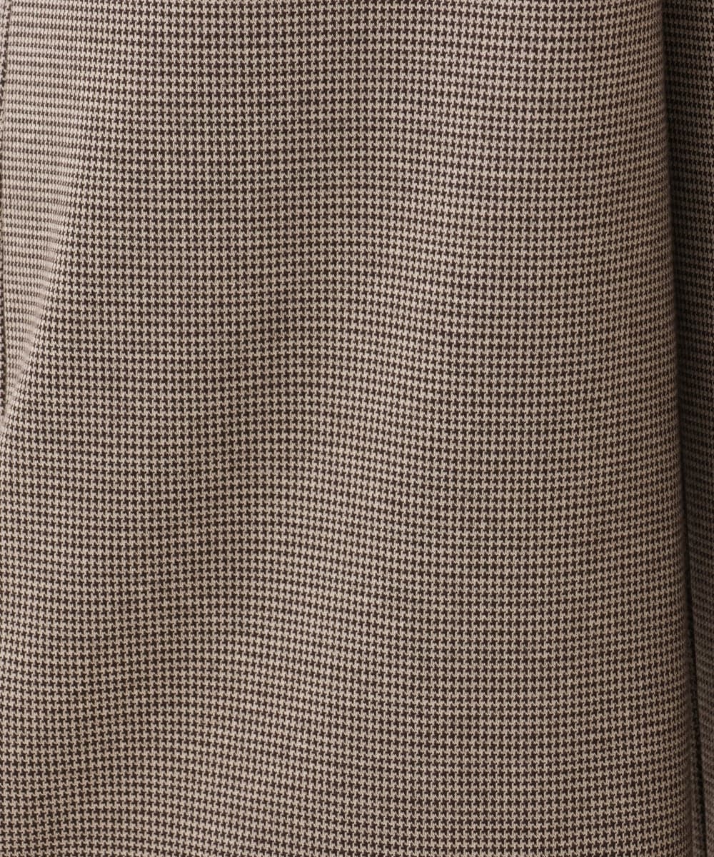 OLLLD26099 eur3(エウルキューブ) 【大きいサイズ】ジャージーキュロットパンツ ダークブラウン