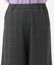 OLLLD26099 eur3(エウルキューブ) 【大きいサイズ】ジャージーキュロットパンツ ダークグレー