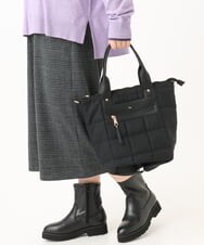 OLLLD26099 eur3(エウルキューブ) 【大きいサイズ】ジャージーキュロットパンツ ダークグレー