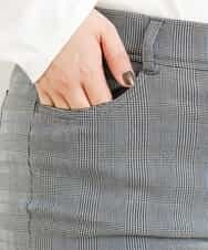 OLLLM04075 eur3(エウルキューブ) 【大きいサイズ】裏起毛のびのびスリムパンツ グレー(92)