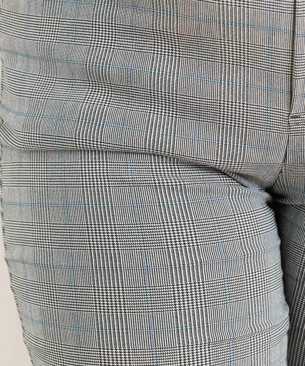 OLLLM04075 eur3(エウルキューブ) 【大きいサイズ】裏起毛のびのびスリムパンツ グレー(92)
