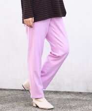 OLLLP02080 eur3(エウルキューブ) 【大きいサイズ】ロイヤルヒートテーパードパンツ ライトピンク(01)