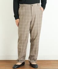 OLLLP02080 eur3(エウルキューブ) 【大きいサイズ】ロイヤルヒートテーパードパンツ ベージュ(82)