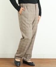 OLLLP02080 eur3(エウルキューブ) 【大きいサイズ】ロイヤルヒートテーパードパンツ ベージュ(82)