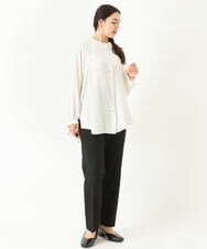 OLLLP02080 eur3(エウルキューブ) 【大きいサイズ】ロイヤルヒートテーパードパンツ ブラック(94)