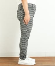 OLLLP08075 eur3(エウルキューブ) 【大きいサイズ】裏起毛ストレッチスリムパンツ ダークグレー(93)