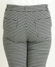 OLLLP08075 eur3(エウルキューブ) 【大きいサイズ】裏起毛ストレッチスリムパンツ ダークグレー(93)