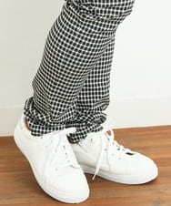 OLLLP08075 eur3(エウルキューブ) 【大きいサイズ】裏起毛ストレッチスリムパンツ ダークグレー(93)