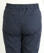 OLLLP22080 eur3(エウルキューブ) 【大きいサイズ】さらさらストレッチ裏起毛ストレートパンツ ネイビー(57)