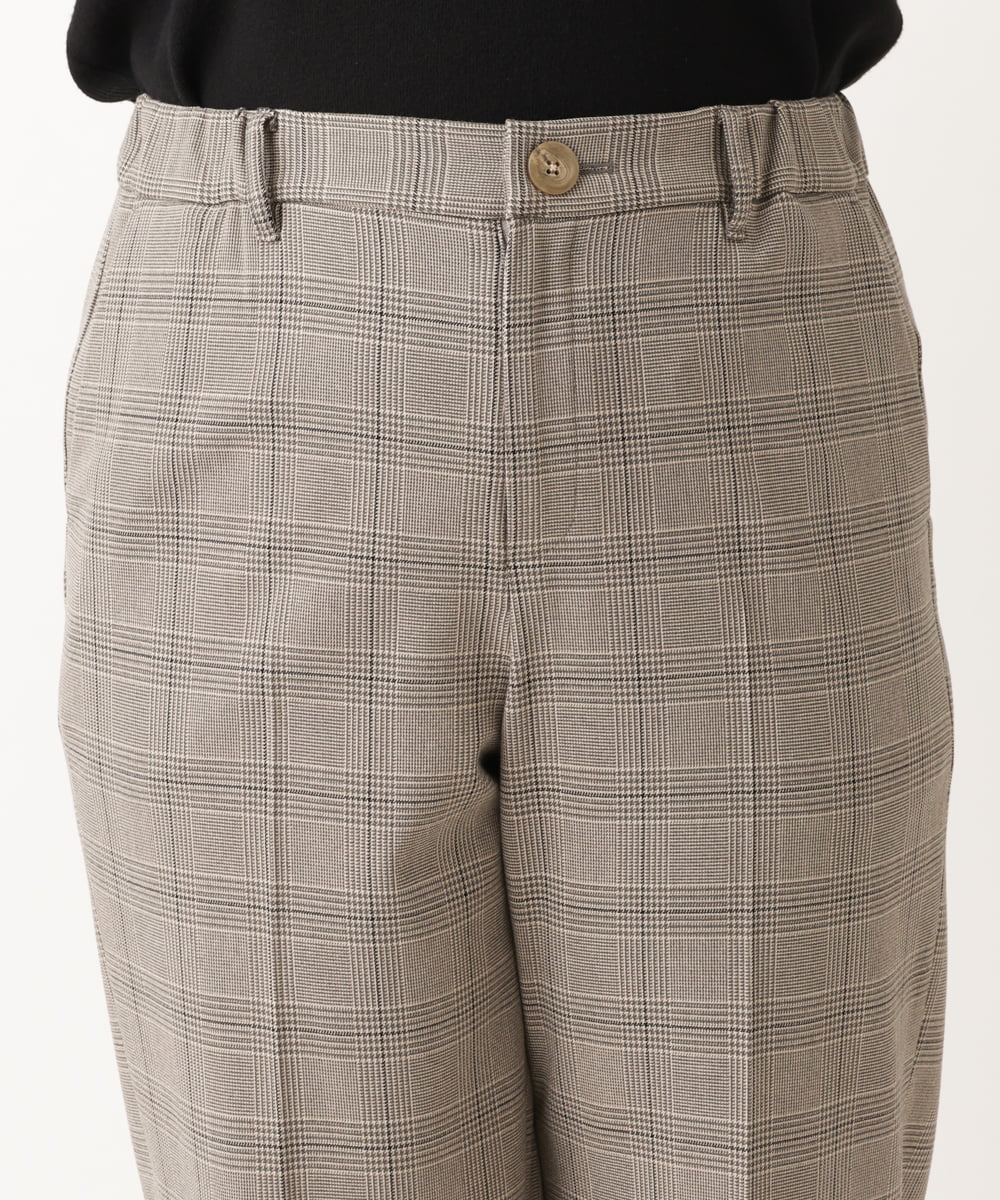 OLLLS05089 eur3(エウルキューブ) 【大きいサイズ】ロイヤルヒートストレートパンツ ベージュ(82)
