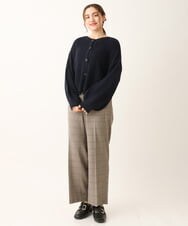 OLLLS05089 eur3(エウルキューブ) 【大きいサイズ】ロイヤルヒートストレートパンツ ベージュ(82)