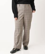 OLLLS05089 eur3(エウルキューブ) 【大きいサイズ】ロイヤルヒートストレートパンツ ベージュ(82)