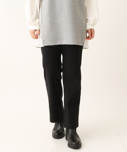 OLLLS10099  【雑誌掲載】【大きいサイズ】ジャカードストレートパンツ