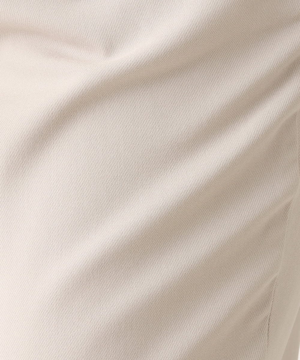 OLLLS13089 eur3(エウルキューブ) 【大きいサイズ】さらさらストレッチ裏起毛ストレートパンツ ライトグレー(91)
