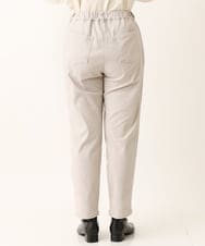 OLLLS13089 eur3(エウルキューブ) 【大きいサイズ】さらさらストレッチ裏起毛ストレートパンツ ライトグレー(91)