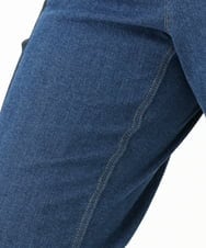 OLLLV07099 eur3(エウルキューブ) 【雑誌掲載】【大きいサイズ】ブロッキングデニムパンツ ブルー(55)