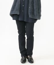 OLLLV13089 eur3(エウルキューブ) 【大きいサイズ】ストレッチスリム裏起毛パンツ ネイビー(57)