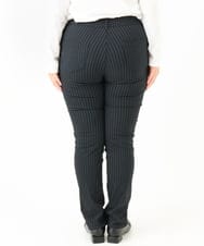 OLLLV13089 eur3(エウルキューブ) 【大きいサイズ】ストレッチスリム裏起毛パンツ ネイビー(57)