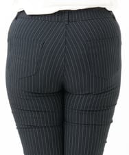 OLLLV13089 eur3(エウルキューブ) 【大きいサイズ】ストレッチスリム裏起毛パンツ ネイビー(57)