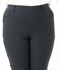 OLLLV13089 eur3(エウルキューブ) 【大きいサイズ】ストレッチスリム裏起毛パンツ ネイビー(57)