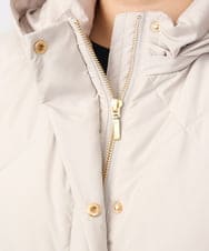 OLUAA01349 eur3(エウルキューブ) 【大きいサイズ】ロングダウンコート グレージュ(89)