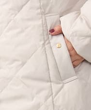 OLUAA01349 eur3(エウルキューブ) 【大きいサイズ】ロングダウンコート グレージュ(89)