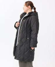 OLUAA01349 eur3(エウルキューブ) 【大きいサイズ】ロングダウンコート ブラック(94)