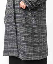 OLUAA02349 eur3(エウルキューブ) 【大きいサイズ】ステンカラーロングコート ダークグレー(93)