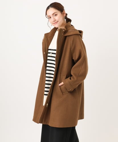 OLUAA06349  【WEB/一部店舗限定】メルトンフーディーコート