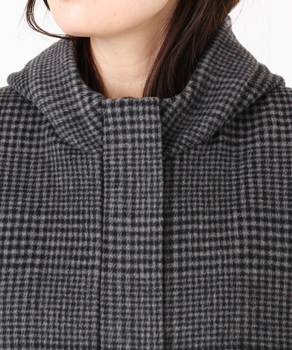 OLUAD01349 eur3(エウルキューブ) 【WEB先行販売】【大きいサイズ】ライトカシミヤウールコート モカ(84)