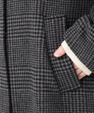 OLUAD01349 eur3(エウルキューブ) 【WEB先行販売】【大きいサイズ】ライトカシミヤウールコート モカ(84)