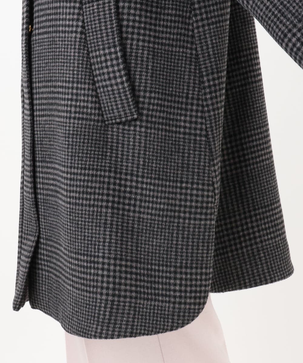OLUAD01349 eur3(エウルキューブ) 【WEB先行販売】【大きいサイズ】ライトカシミヤウールコート モカ(84)