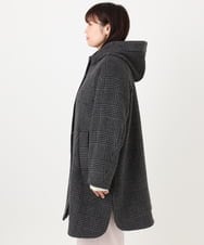 OLUAD01349 eur3(エウルキューブ) 【WEB先行販売】【大きいサイズ】ライトカシミヤウールコート モカ(84)