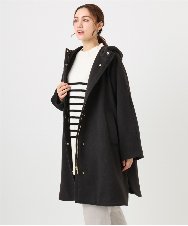 OLUAD01349 eur3(エウルキューブ) 【大きいサイズ】ライトカシミヤウールコート ダークブラウン(87)