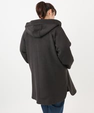 OLUAD01349 eur3(エウルキューブ) 【WEB先行販売】【大きいサイズ】ライトカシミヤウールコート ダークブラウン(87)