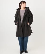 OLUAD01349 eur3(エウルキューブ) 【WEB先行販売】【大きいサイズ】ライトカシミヤウールコート ダークブラウン(87)