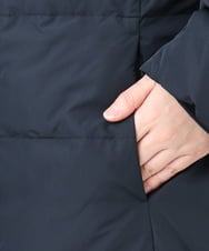 OLUAD03349 eur3(エウルキューブ) 【大きいサイズ】フードロングダウンコート ネイビー(57)