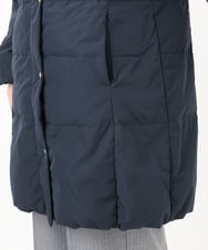 OLUAD03349 eur3(エウルキューブ) 【大きいサイズ】フードロングダウンコート ネイビー(57)