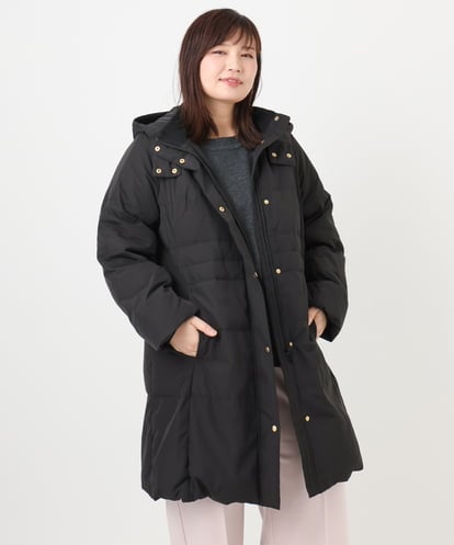 OLUAD03349 eur3 【大きいサイズ】フードロングダウンコート