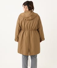 OLUAD04369 eur3(エウルキューブ) 【WEB/一部店舗限定】【大きいサイズ】ライナー付フーディーコート キャメル(83)