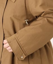 OLUAD04369 eur3(エウルキューブ) 【WEB/一部店舗限定】【大きいサイズ】ライナー付フーディーコート キャメル(83)