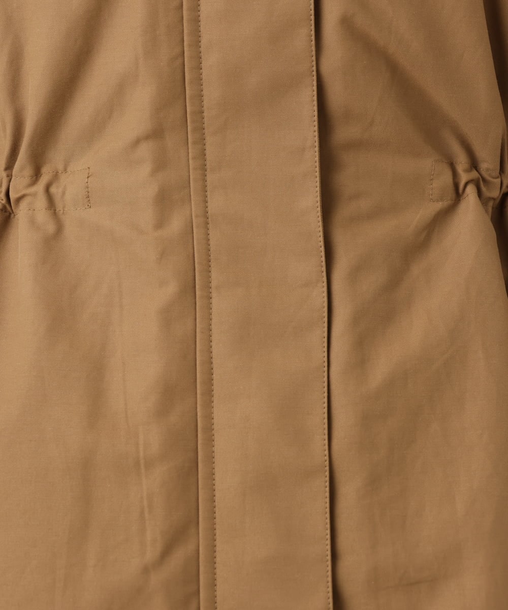 OLUAD04369 eur3(エウルキューブ) 【WEB/一部店舗限定】【大きいサイズ】ライナー付フーディーコート キャメル(83)