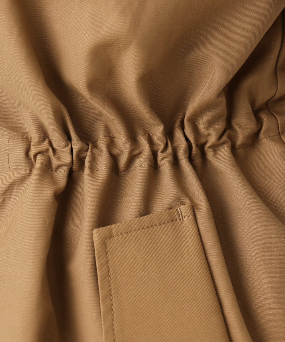 OLUAD04369 eur3(エウルキューブ) 【WEB/一部店舗限定】【大きいサイズ】ライナー付フーディーコート キャメル(83)