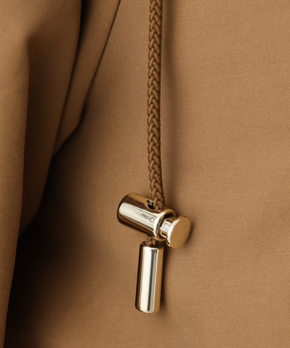 OLUAD04369 eur3(エウルキューブ) 【WEB/一部店舗限定】【大きいサイズ】ライナー付フーディーコート キャメル(83)